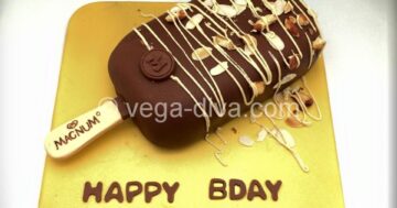 เค้ก3มิติ magnum ไอเดียขนมเค้กวันเกิดเก๋ ๆ แปลกใหม่ไม่ซ้ำใคร