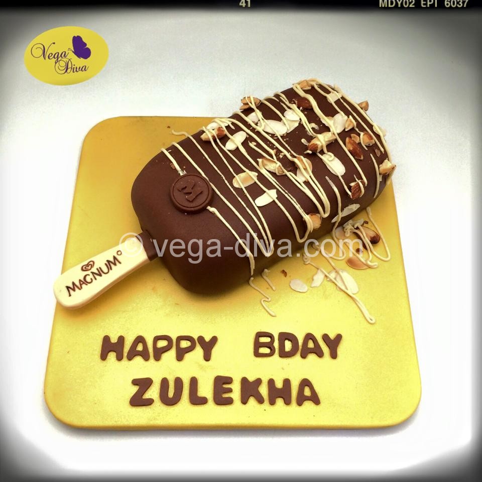 เค้ก3มิติ magnum ไอเดียขนมเค้กวันเกิดเก๋ ๆ แปลกใหม่ไม่ซ้ำใคร