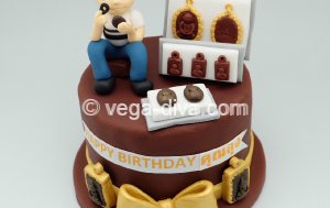 เค้กวันเกิด รสช็อกโกแลตแสนอร่อย