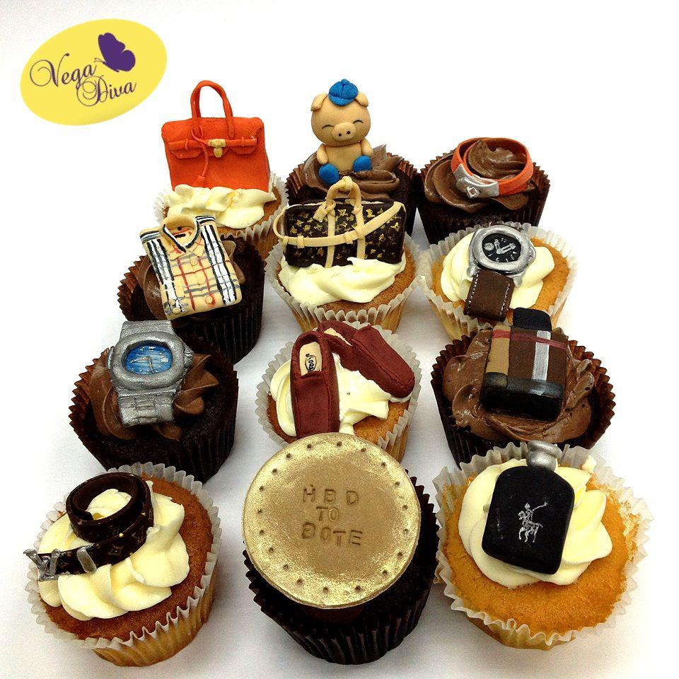 คัพเค้กวันเกิด Little Piggy Classy Set
