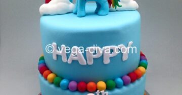 เค้ก3 มิติ Little Pony แสนน่ารักสำหรับสาวน้อย