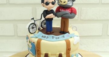 เค้กการ์ตูนสุดกวนชวนให้ขำ สำหรับแก๊งค์ที่ชอบเที่ยว