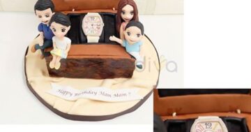 สั่งเค้กวันเกิดสุดเก๋ ด้วยธีมเมื่อนาฬิกาสุดหรู สั่งเค้กวันเกิดแบบ 3 มิติ สุดเก๋ไก๋ที่จะมาสร้างความประทับใจให้แก่ผู้รักการใส่หรือสะสมนาฬิกา ซึ่งทาง Vega Diva ได้มีการสร้างสรรค์เค้กออกมาให้เลียนแบบนาฬิกาหรู
