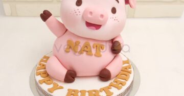 รับทำเค้กวันเกิด หมูน้อย.jpg