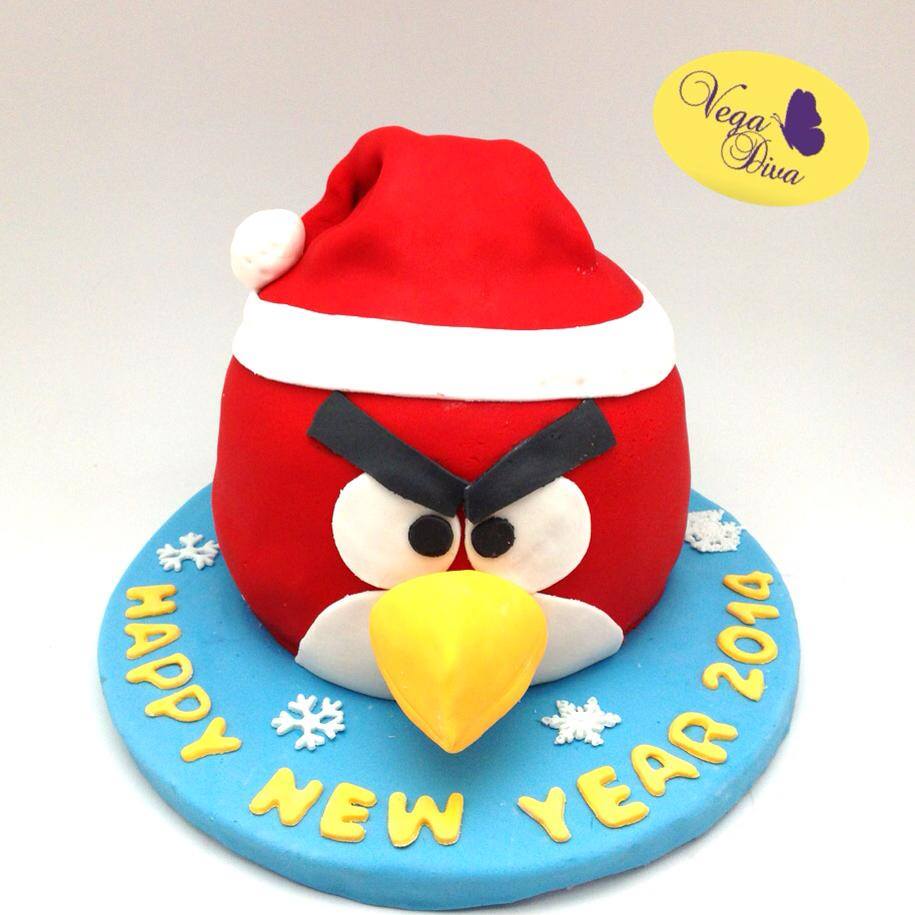 ให้เค้กการ์ตูน Angry Birds เค้กเซอร์ไพรส์สุดประทับใจแสนอร่อย