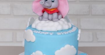 เค้กการ์ตูน ช้าง DUMBO ของขวัญวันเกิดสุดประทับใจแด่ลูกน้อย