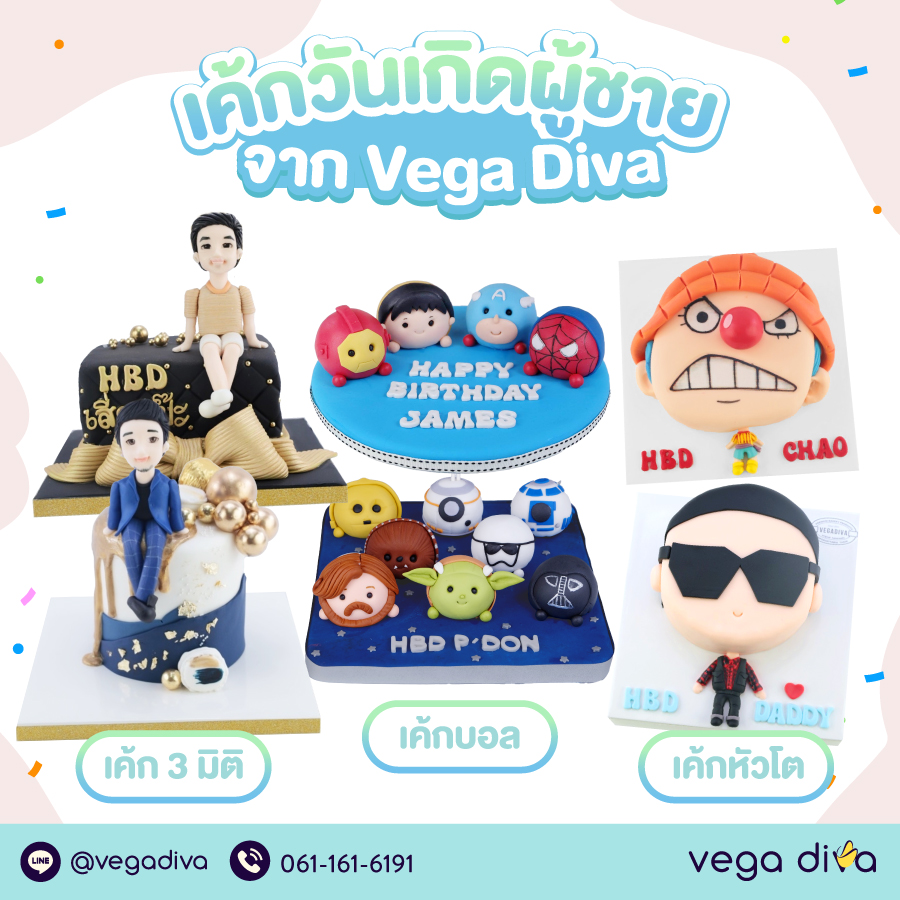 เค้กวันเกิดผู้ชาย