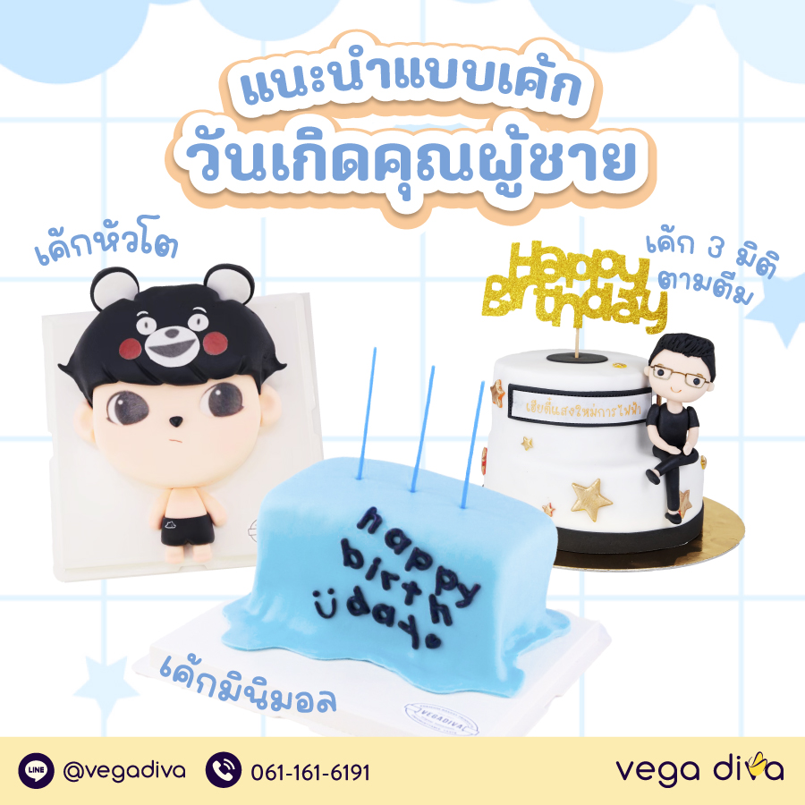 เค้กวันเกิดผู้ชาย