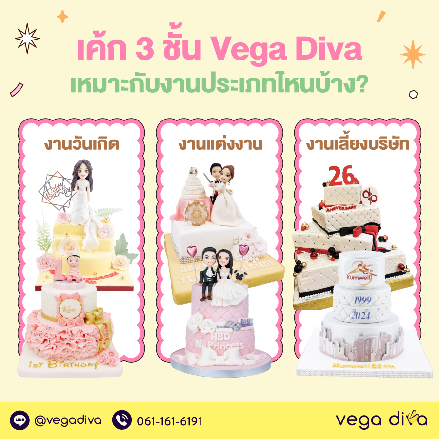 เค้ก 3 ชั้น