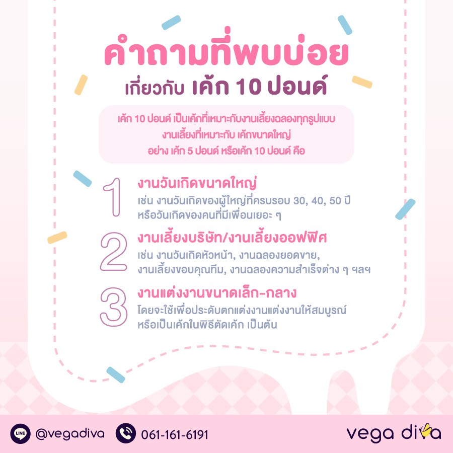 เค้ก 10 ปอนด์