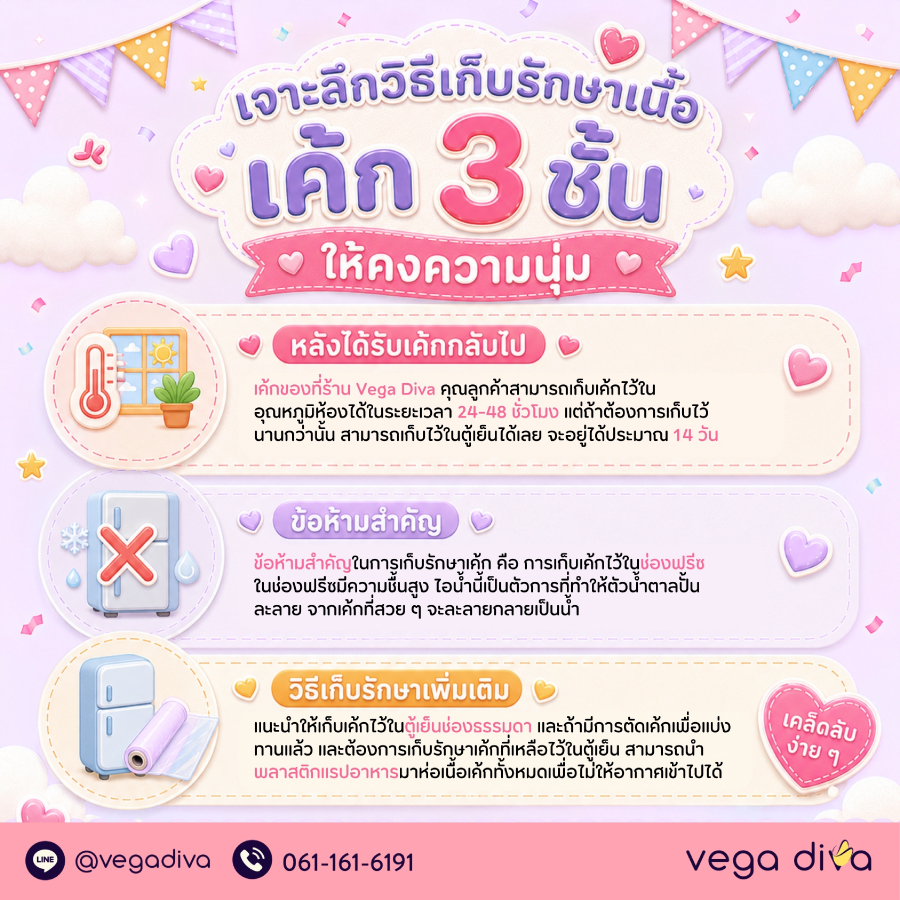 เค้ก 3 ชั้น