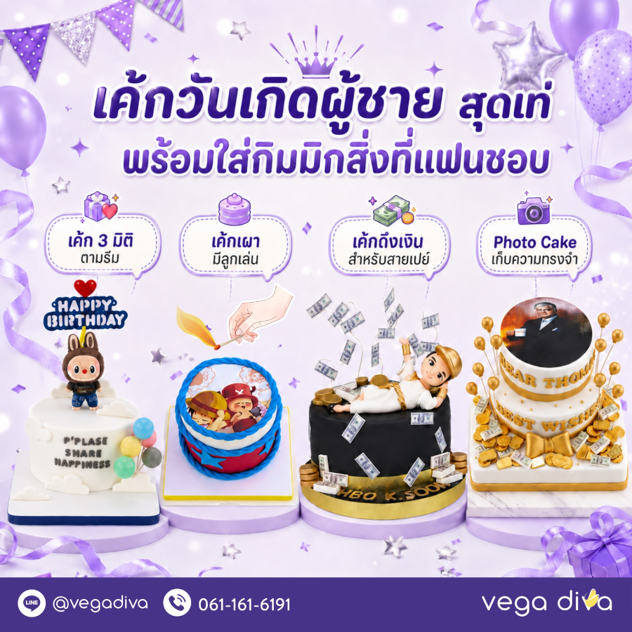 เค้กวันเกิดผู้ชาย