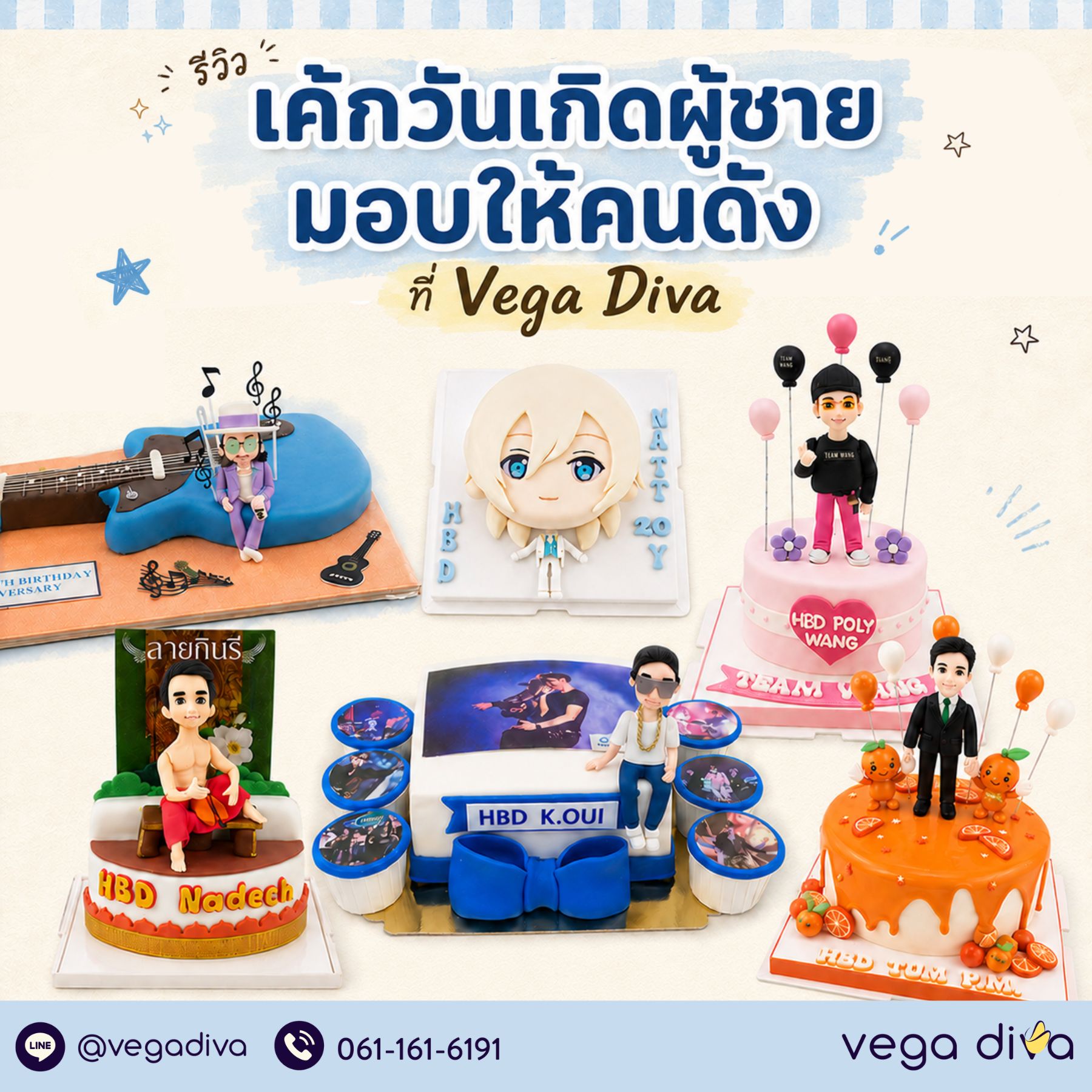 เค้กวันเกิดผู้ชาย
